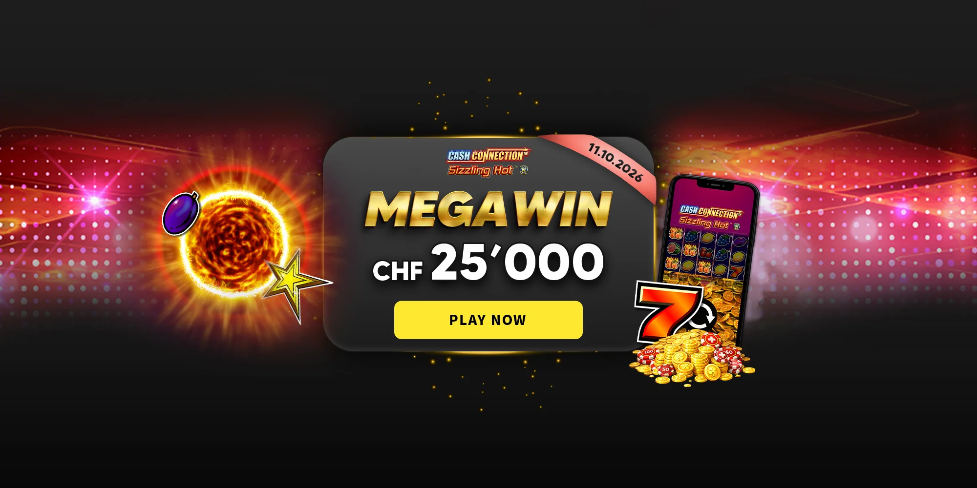 Cash Connection Sizzling Hot, greentube - swiss4win.ch