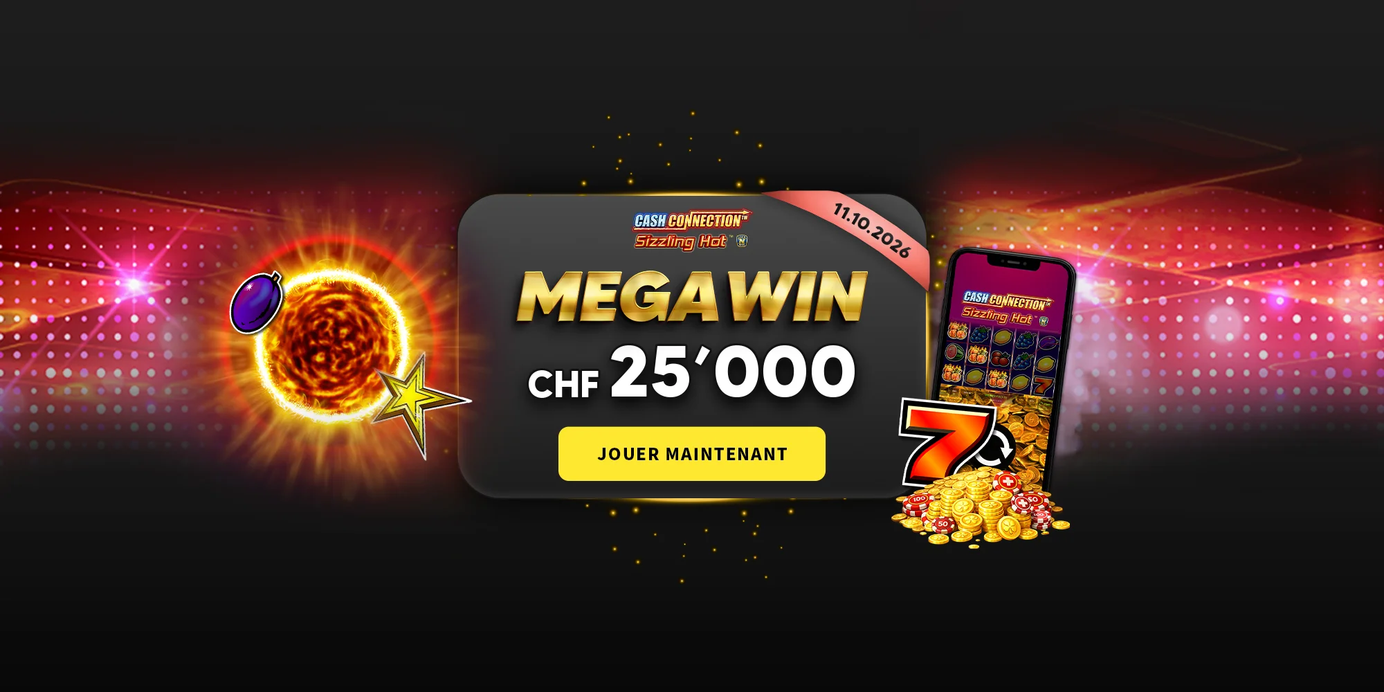 Cash Connection Sizzling Hot, greentube - swiss4win.ch