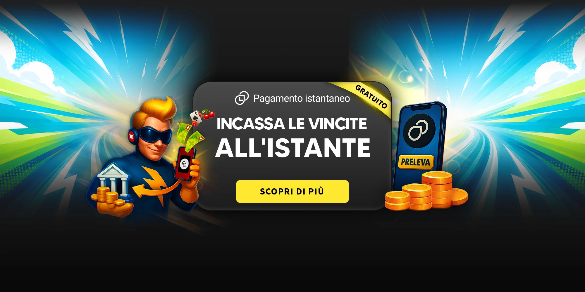 Instant Payout - prelievi istantanei - swiss4win.ch