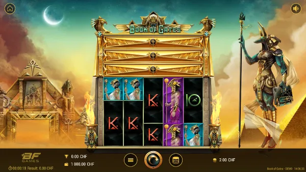 Book of Gates gameplay 1 - swiss4win.ch
