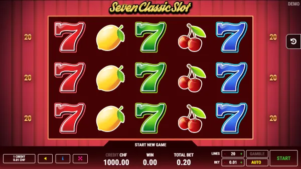 Seven Classic Slot gameplay 1 - swiss4win.ch