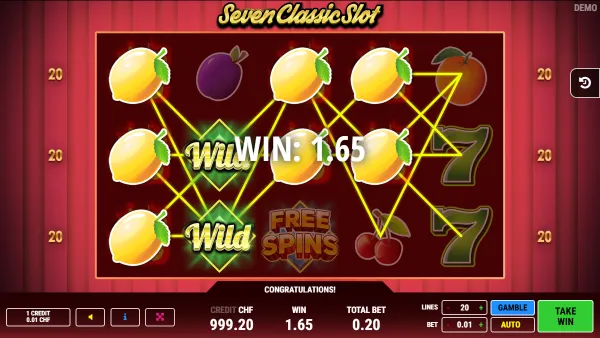 Seven Classic Slot gameplay 2 - swiss4win.ch