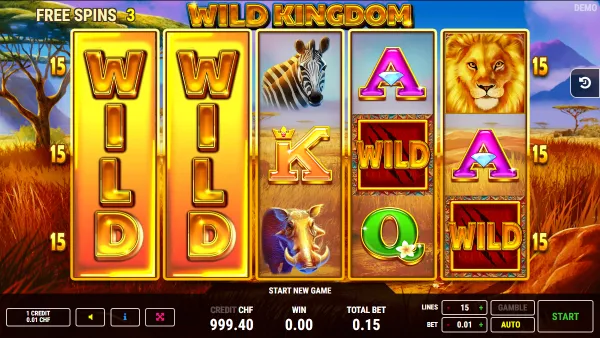 Wild Kingdom gameplay 3 - swiss4win.ch