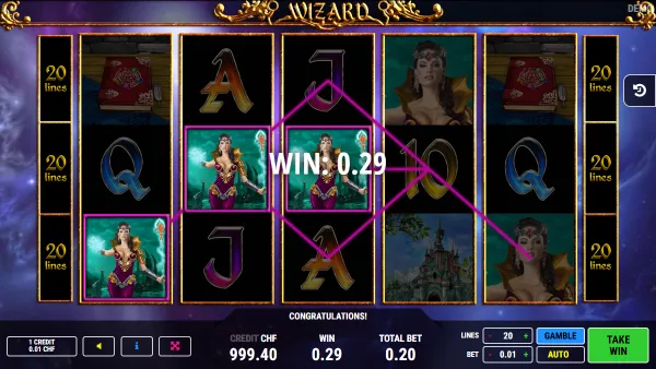 Wizard gameplay 2 - swiss4win.ch