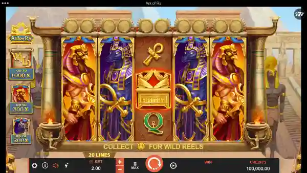 Ark of Ra gameplay 1 - swiss4win.ch