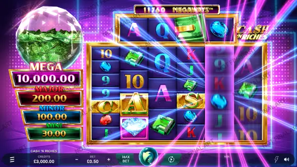 Cash N Riches Megaways Slot Screenshot