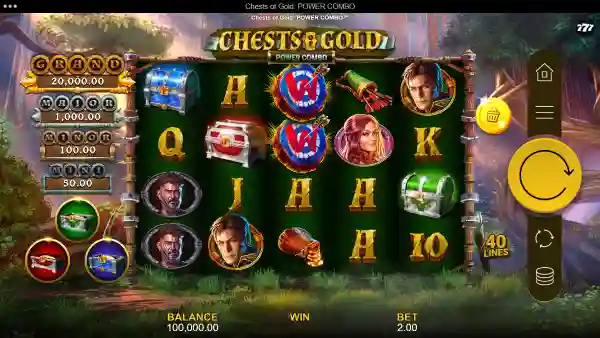 Chests of Gold: Power Combo gameplay 1 - swiss4win.ch