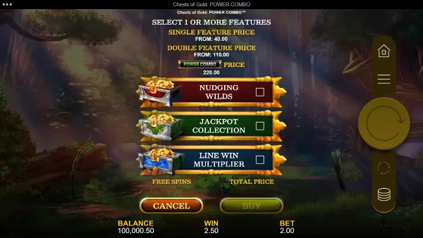 Chests of Gold: Power Combo gameplay 3 - swiss4win.ch