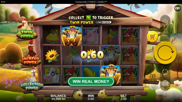 Chickenville Power Combo gameplay 2 - swiss4win.ch