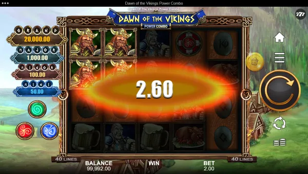 Dawn of the Vikings Power Combo gameplay 2 - swiss4win.ch
