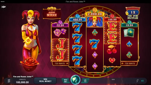Fire and Roses Joker gameplay 1 - swiss4win.ch