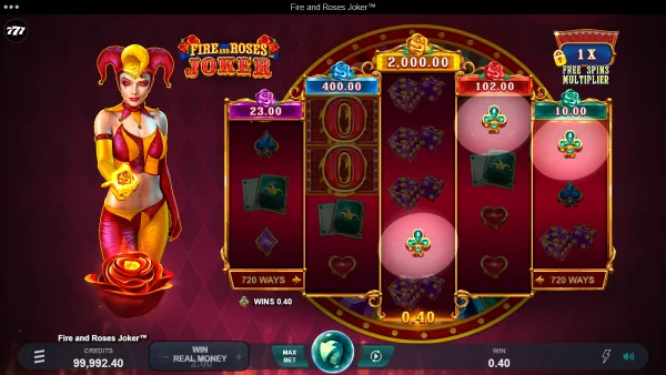 Fire and Roses Joker gameplay 2 - swiss4win.ch