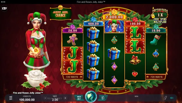 Fire and Roses Jolly Joker gameplay 1 - swiss4win.ch