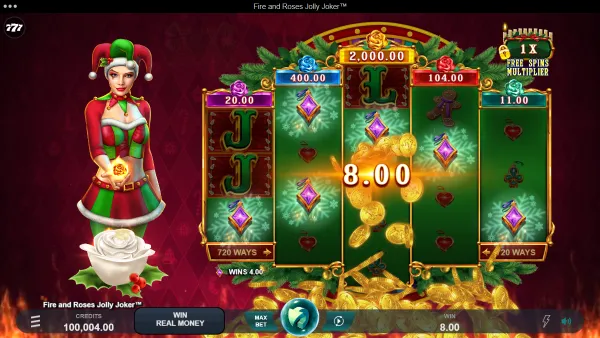 Fire and Roses Jolly Joker gameplay 2 - swiss4win.ch
