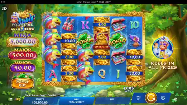 Fishin' Pots of Gold: Gold Blitz - Gameplay 1