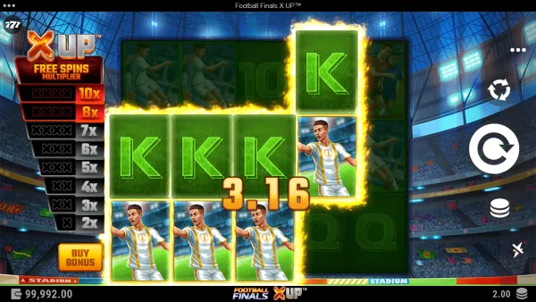 Football Finals X UP gameplay 2 - swiss4win.ch