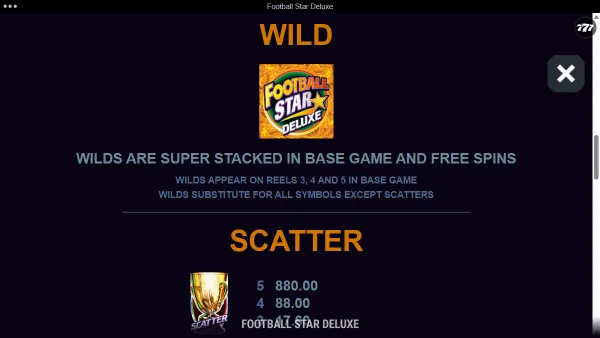Football Star Deluxe gameplay 3 - swiss4win.ch