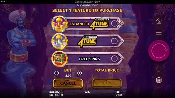 Genie’s Link & Win 4Tune gameplay 3 - swiss4win.ch