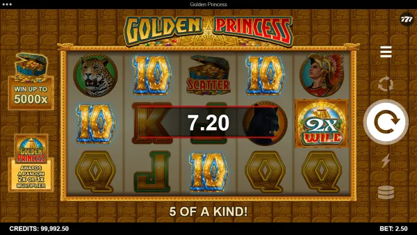 Golden Princess gameplay 2 - swiss4win.ch