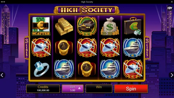 High Society gameplay 1 - swiss4win.ch