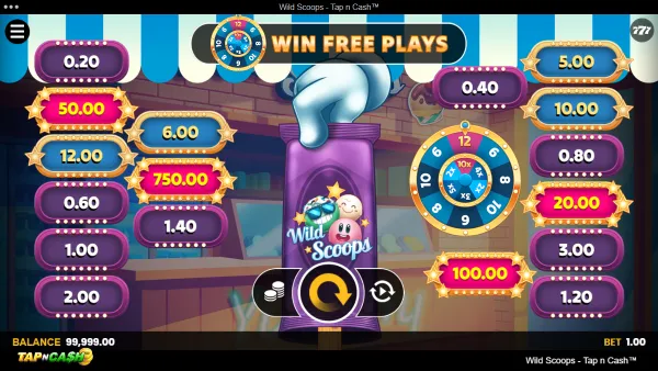 Wild Scoops - Tap n Cash - Gameplay 1