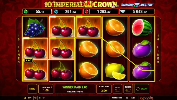 10 Imperial Crown Deluxe gameplay 2 - swiss4win.ch