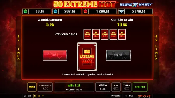 50 Extreme Hot gameplay 3 - swiss4win.ch