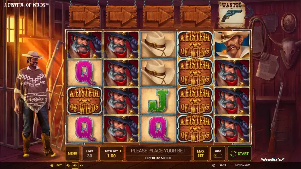 A Fistful of Wilds gameplay 1 - swiss4win.ch