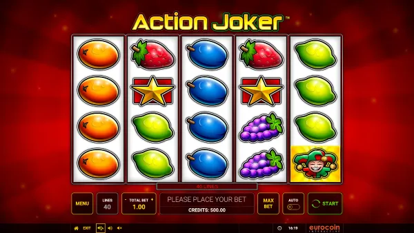 Action Joker gameplay 1 - swiss4win.ch