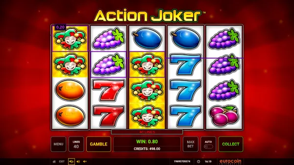 Action Joker gameplay 2 - swiss4win.ch