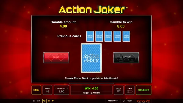 Action Joker gameplay 3 - swiss4win.ch