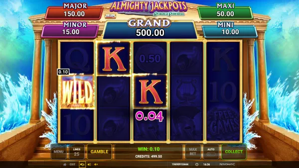 Almighty Jackpots: Realm of Poseidon gameplay 2 - swiss4win.ch