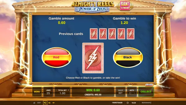 Almighty Reels: Power of Zeus gameplay 3 - swiss4win.ch