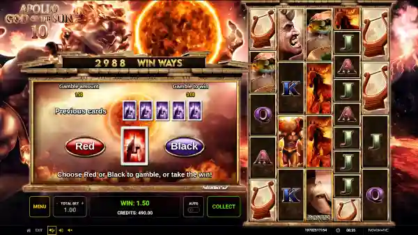 Apollo God Of The Sun 10 Win Ways gameplay 3 - swiss4win.ch
