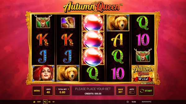 Autumn Queen gameplay 1 - swiss4win.ch