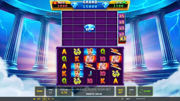 Bingo Staxx Thunder Power gameplay 1 - swiss4win.ch
