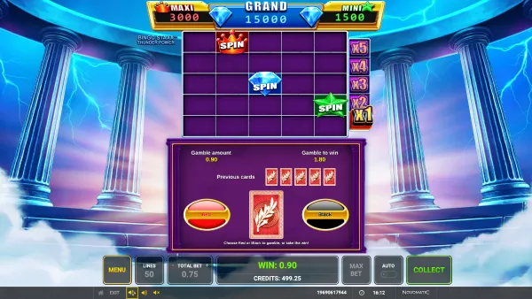 Bingo Staxx Thunder Power gameplay 3 - swiss4win.ch