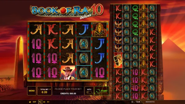 Book of Ra deluxe 10 - Gameplay 1