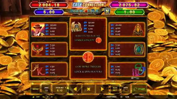 Cash Connection Book of Ra - Gameplay