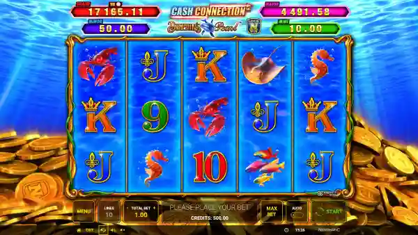 Cash Connection Dolphin's Pearl gameplay 1 - swiss4win.ch