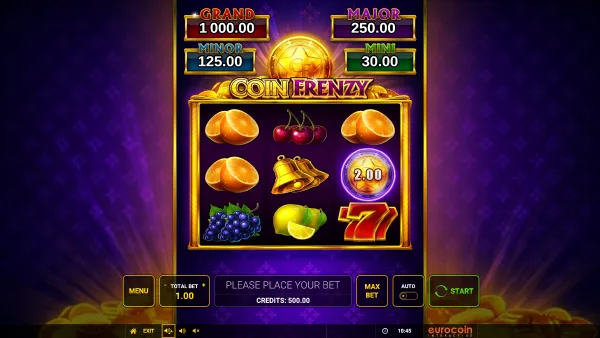 Coin Frenzy gameplay 1 - swiss4win.ch