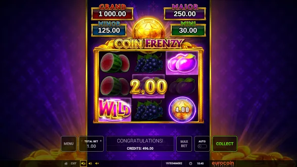 Coin Frenzy gameplay 2 - swiss4win.ch