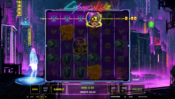 Cyber Wildz gameplay 2 - swiss4win.ch
