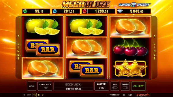 Diamond Mystery Mega Blaze gameplay 2 - swiss4win.ch