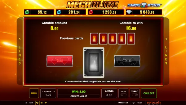 Diamond Mystery Mega Blaze gameplay 3 - swiss4win.ch
