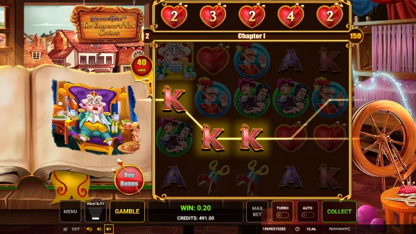 Diamond Tales: The Emperor's New Clothes gameplay 2 - swiss4win.ch