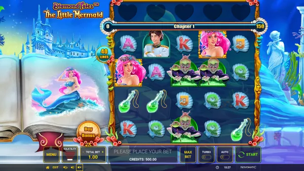 Diamond Tales – The Little Mermaid gameplay 1 - swiss4win.ch