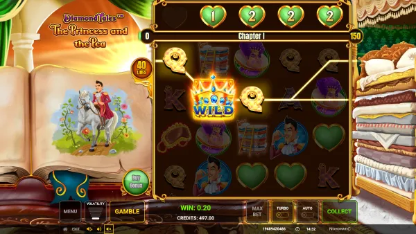 Diamond Tales: The Princess and the Pea gameplay 2 - swiss4win.ch