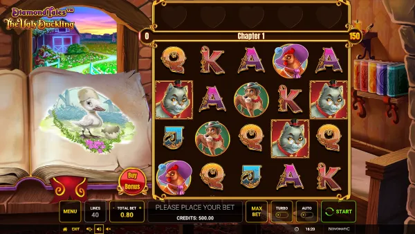Diamond Tales: The Ugly Duckling Buy Bonus gameplay 1 - swiss4win.ch