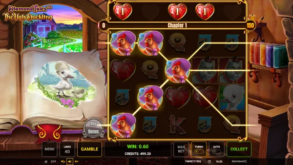 Diamond Tales: The Ugly Duckling Buy Bonus gameplay 2 - swiss4win.ch